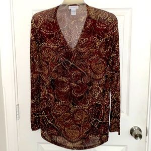 Avenue Reddish Brown with Cream & Tan